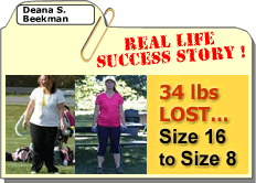 before after weight loss pictures case study Deana