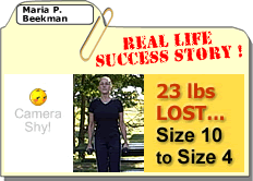 before after weight loss pictures case study Maria